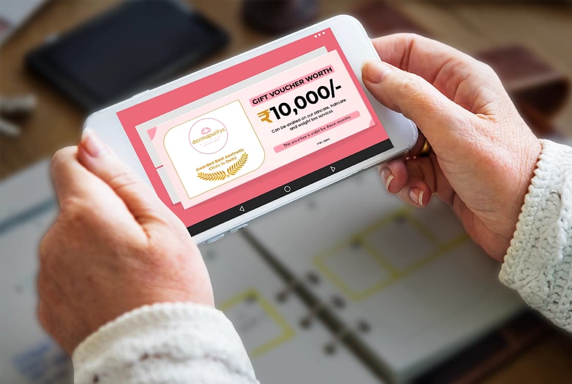 Save and share the voucher 