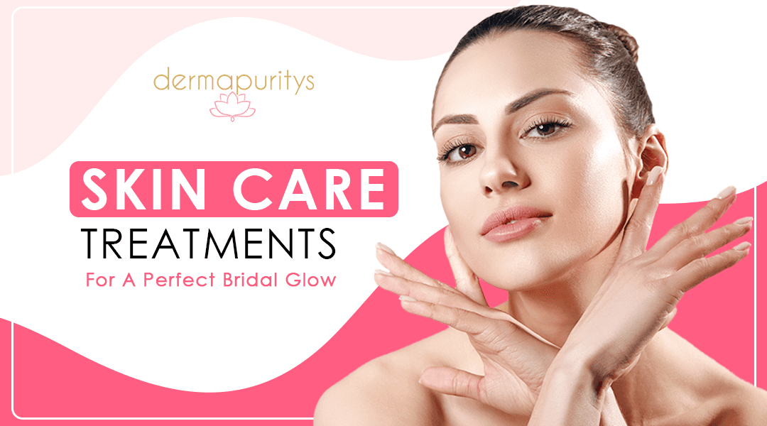 Anti-aging treatments demonstration showing a woman's face with circular callouts highlighting different skin areas