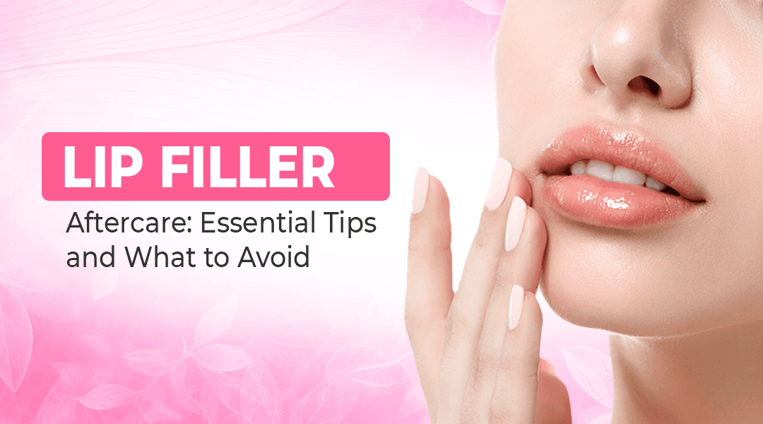 Anti-aging treatments demonstration showing a woman's face with circular callouts highlighting different skin areas