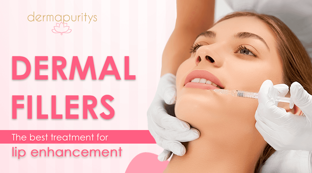 Anti-aging treatments demonstration showing a woman's face with circular callouts highlighting different skin areas