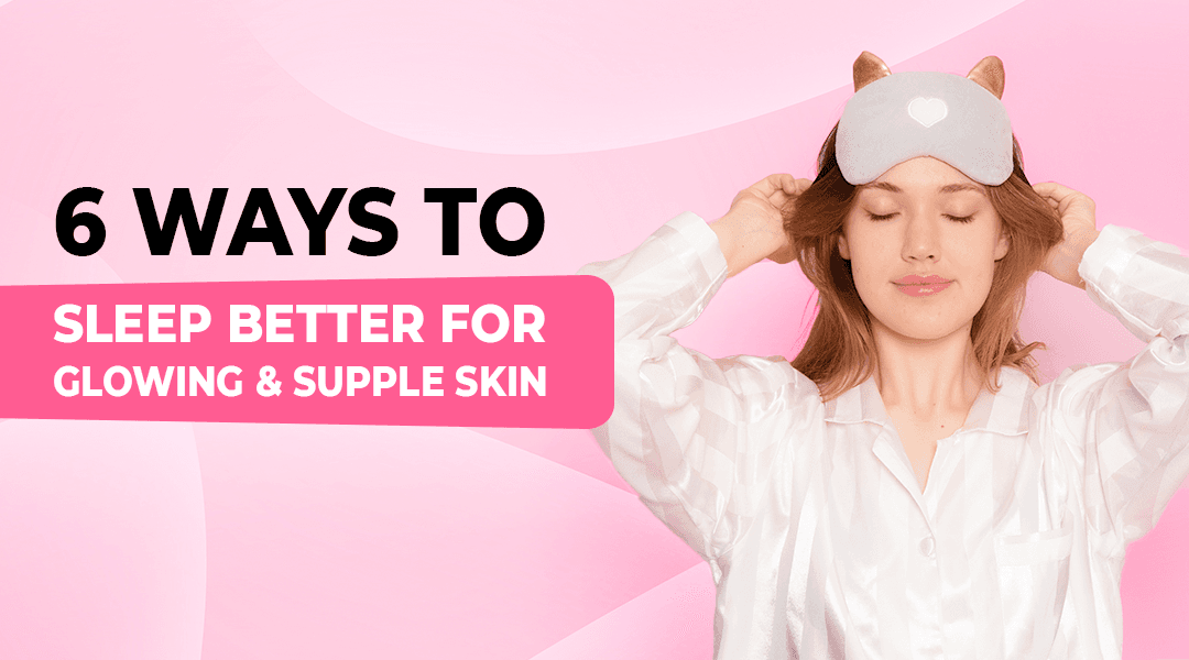 Anti-aging treatments demonstration showing a woman's face with circular callouts highlighting different skin areas