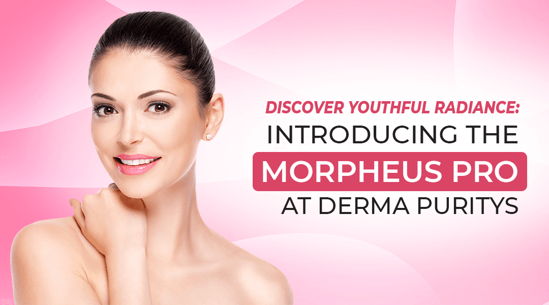 Anti-aging treatments demonstration showing a woman's face with circular callouts highlighting different skin areas