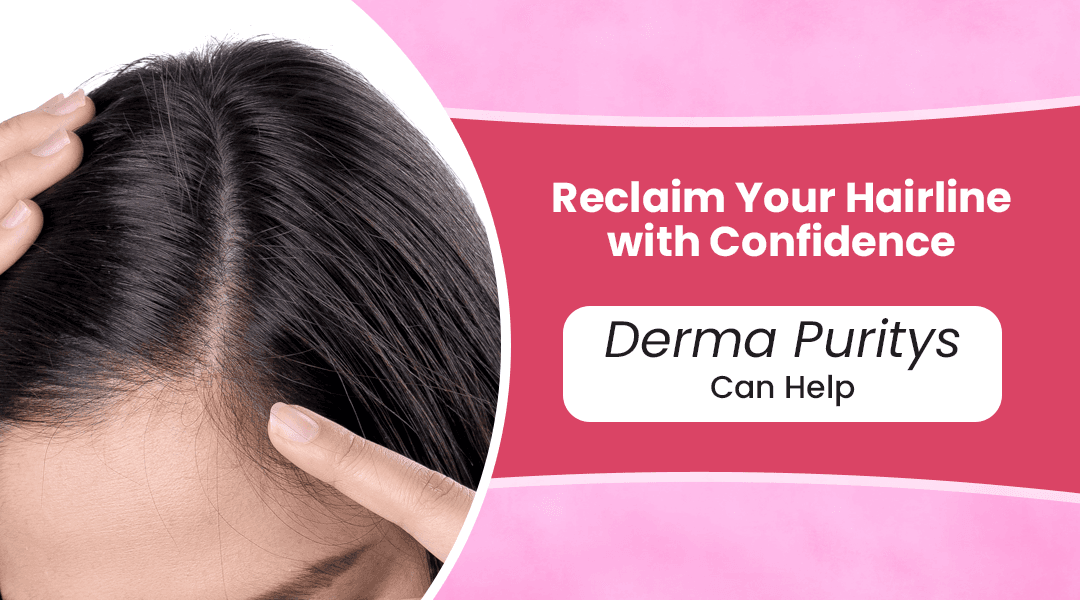 Anti-aging treatments demonstration showing a woman's face with circular callouts highlighting different skin areas