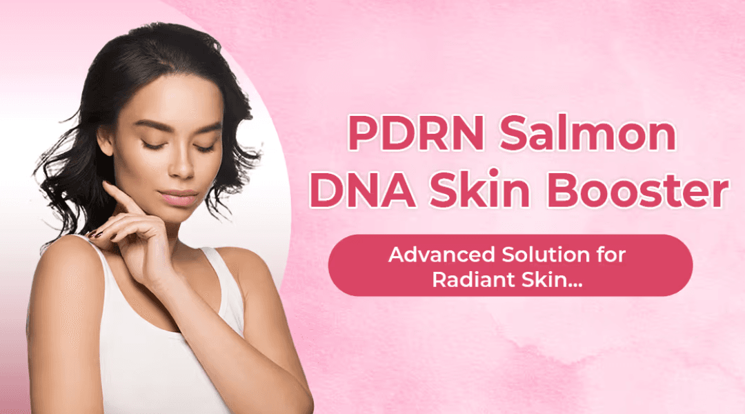 Anti-aging treatments demonstration showing a woman's face with circular callouts highlighting different skin areas